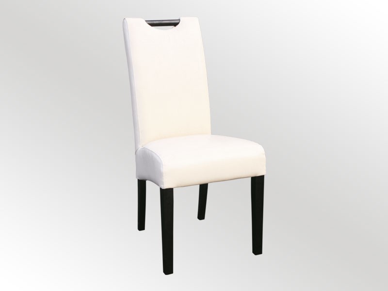 krzesełko białe z uchwytem